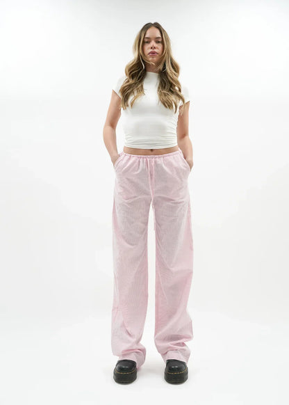 "Jennifer" Leinenhose Rosa