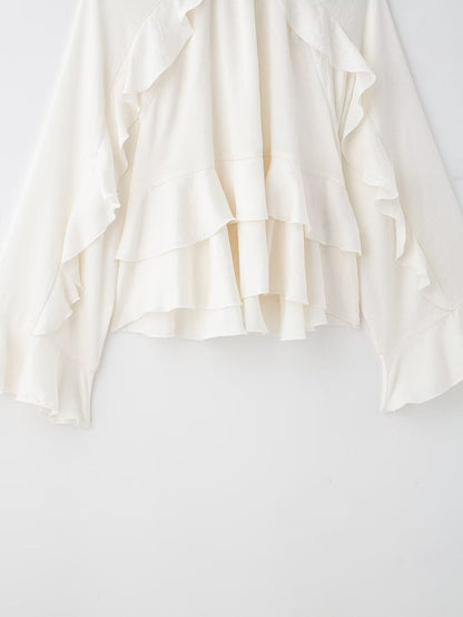 "Boho" Rüschenbluse