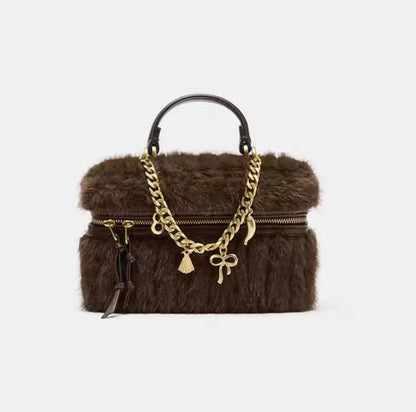Veloura Faux Fur Bag