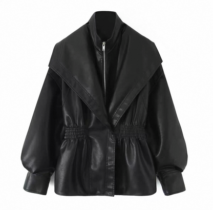 "Olivia" Lederjacke