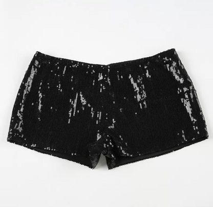 „Noir“- Glitzershorts