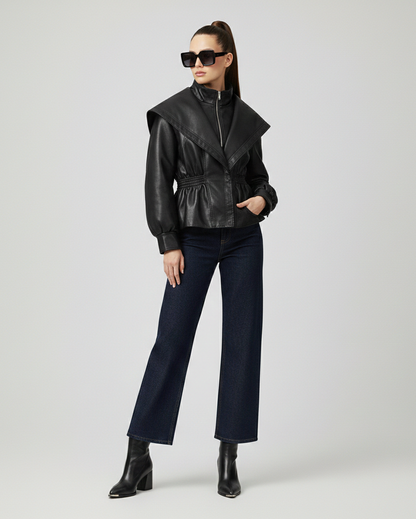 "Olivia" Lederjacke