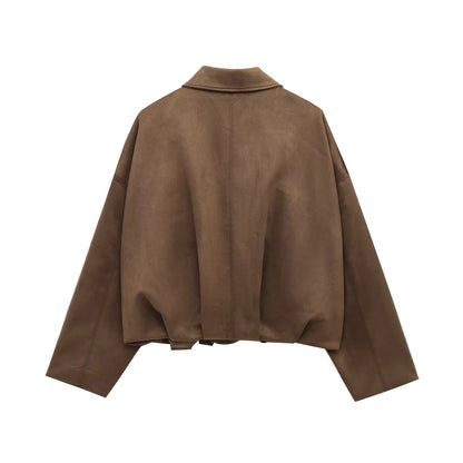 "Zarah" Suede Jacke