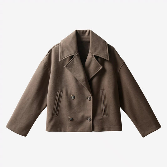 "Ida" Cropped Trenchcoat