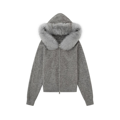 "Emilia" Fur Cardigan