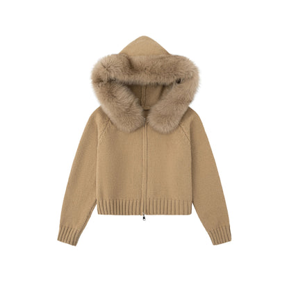 "Emilia" Fur Cardigan