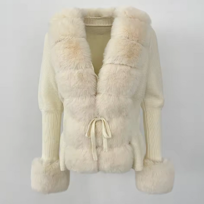 "Lisa" Cardigan mit Fell